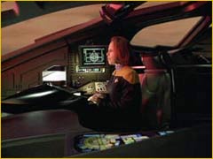 Torres testant le poste de pilote