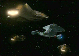 Groupe de 3 vaisseaux Caatatis