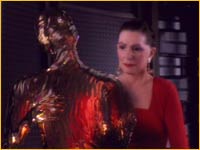 Odo et Lwaxana Troi
