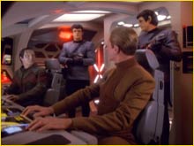 Romuliens dans la navettes