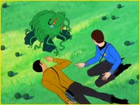 Alien sauvant Sulu